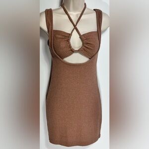 AUDREY 3+1 Halter Dress